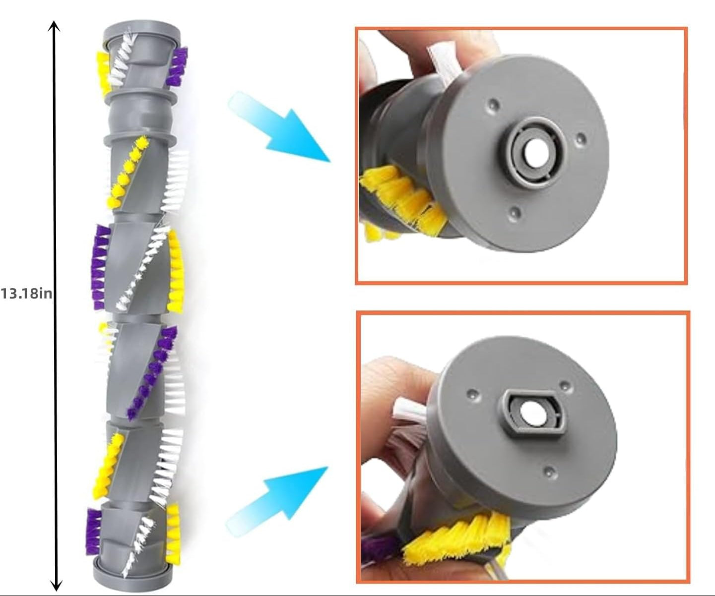 Bissell Double Action Brushroll for Bissell Cleanview 1831, 1837, 1834, 1822, 1817, 1813 | 1611231, 161-1231