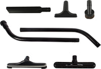 Backpack Vacuum Attachment Kit with EZ-Glide Tool, 14" Floor Brush, and 2-Piece S-Wand
