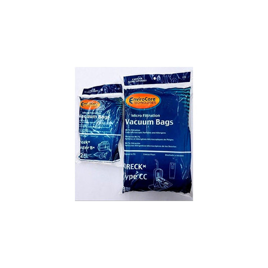 Oreck Vacuum Cleaner Bags To Fit Style CC, and all XL Upright Models (8 Oreck CC & 12 Buster B Bags)