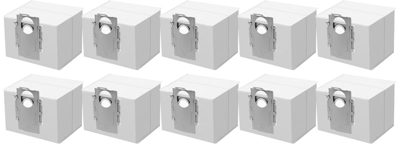 10 Replacement Bags for Roborock Q7 M5+, Q10 S5+, Q10 X5+, Q5 Max+, S8+, S8 Pro Ultra, Q7 Max+/Max, Q8 Max+, S7 Pro Ultra, Q5+, S7 MaxV Ultra Robot Vacuum