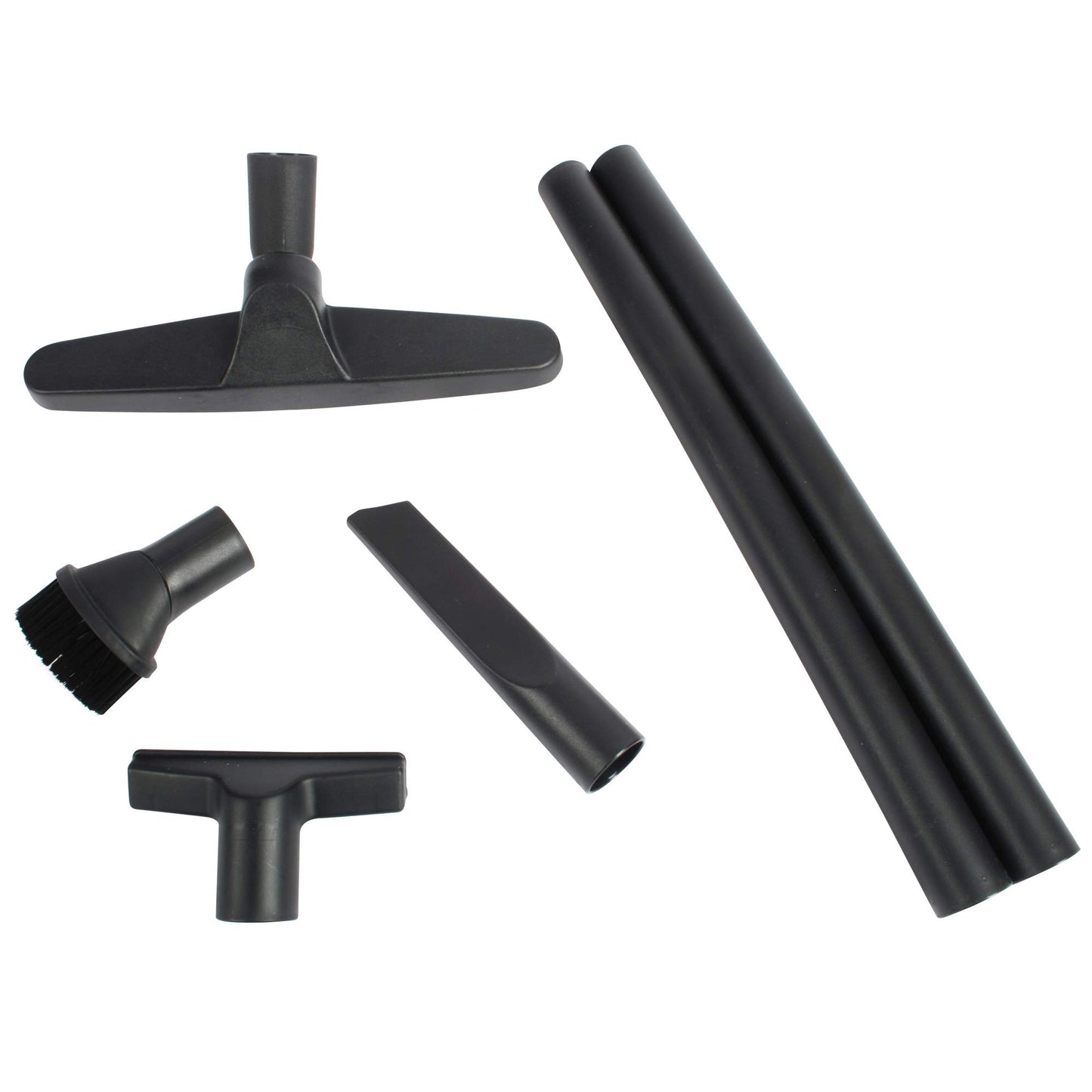 Accesories Attachment Set with Extension Wands for 35mm Diameter Miele and Sebo Vacuums, Black
