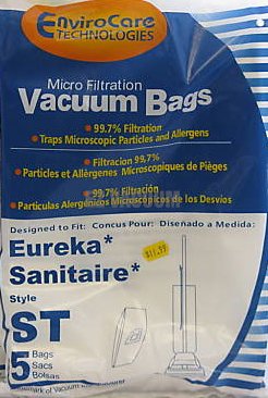 Sanitaire Style ST Vacuum Cleaner Bags 63213 - Generic  -  5 Pack