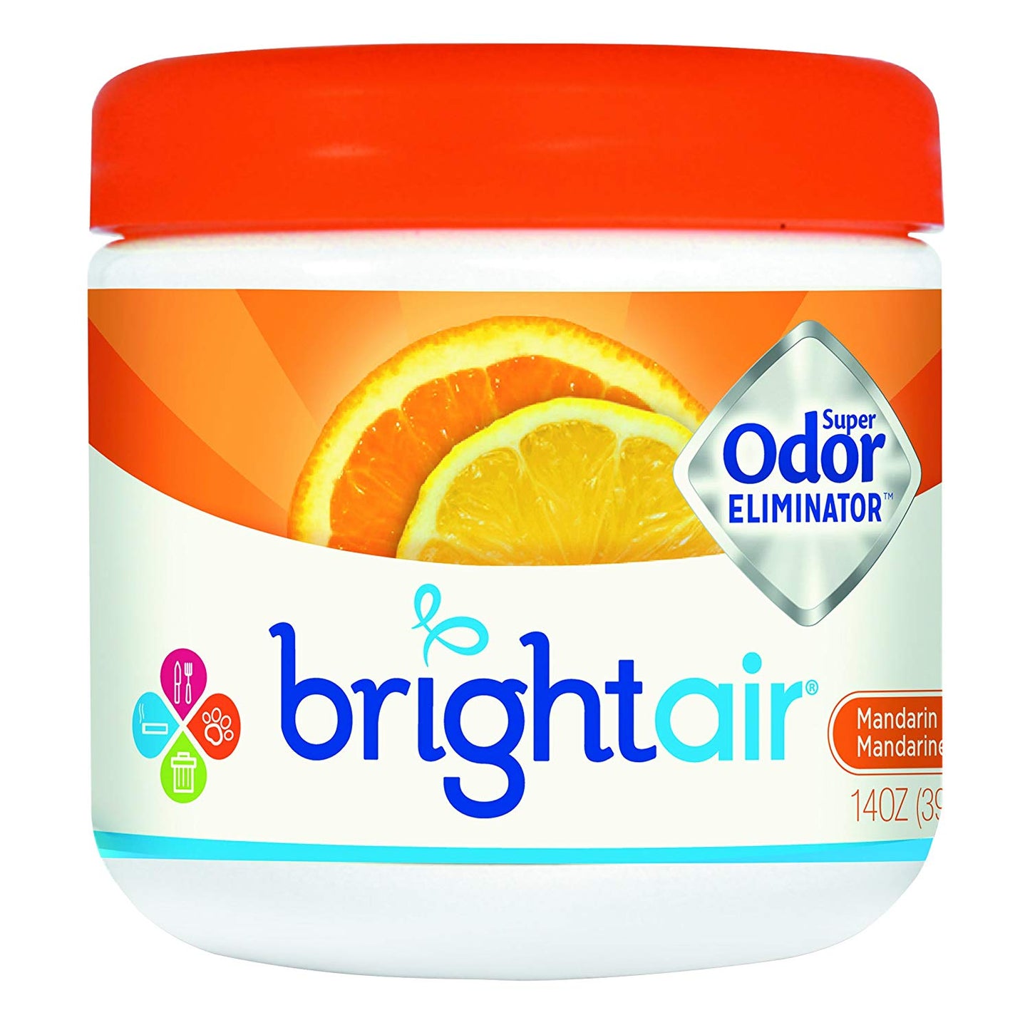 BRIGHT Air 900013CT Super Odor Eliminator, Mandarin Orange and Fresh Lemon, 14oz 