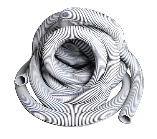 Fit All, Commercial Hose 2 in X 50 Ft G Vac Crushproof Heavy Dutygrey Vacuum #7120008005A