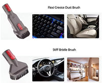 5 Piece Dyson Replacement Vacuum Attachment Kit – Flexible Hose & Crevice Tools for Dyson V15, V12, V11, V10, V8, V7 Cordless Models