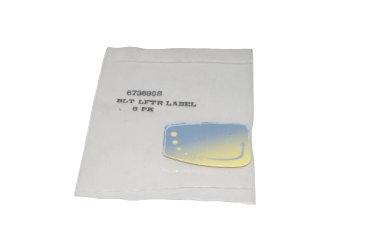 Label, Belt Lifter, Kirby Gen 6, 5PK Vacuum #673699S