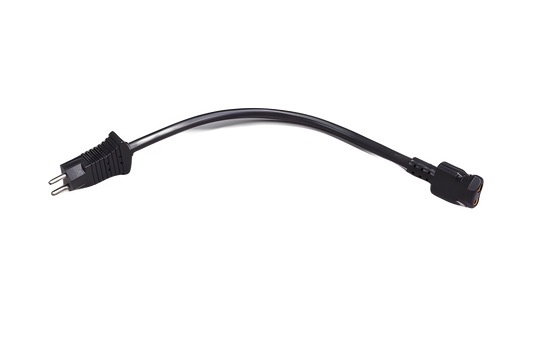 Fit All, Residential Pigtail 11 Inch Male/female Black (plastiflex) Vacuum #36106