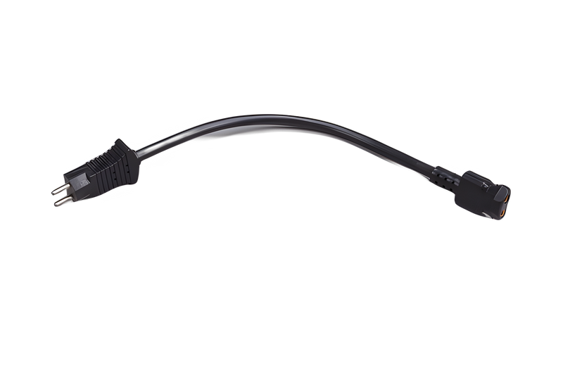 Fit All, Residential Pigtail 11 Inch Male/female Black (plastiflex) Vacuum #36106