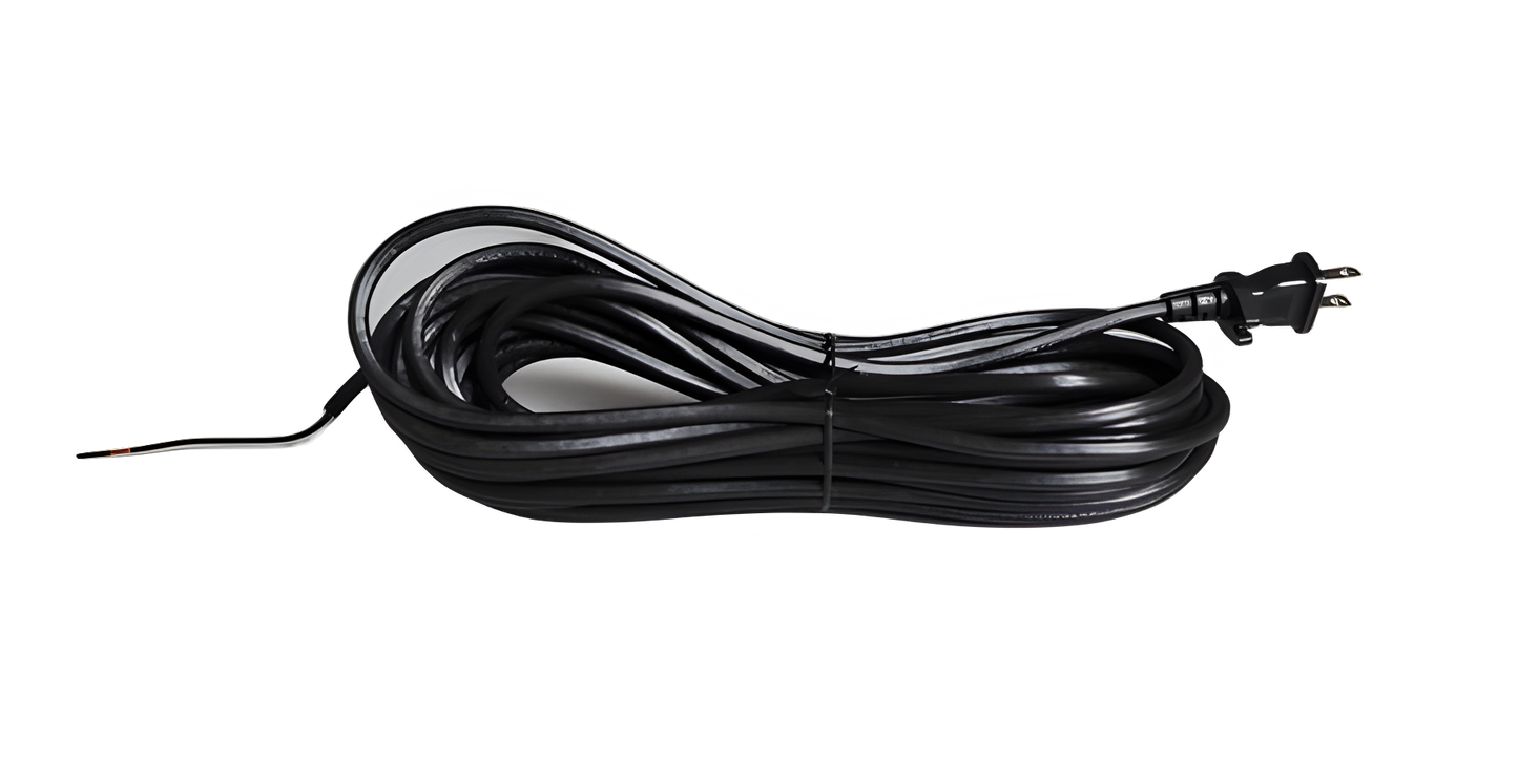 Fit All, Residential Cord 50' 17 2 Black Fit All W/grip Male Plug Vacuum #32-5424-61