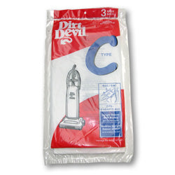 Dirt Devil Type C Vacuum Bags 3-700147-001 - Genuine - 3 pack