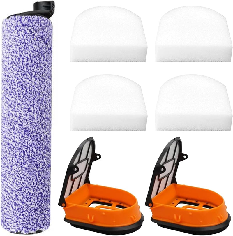 Replacement Kit for Shark WDB1F2 Antimicrobial Brushroll & 2-Pack Filter