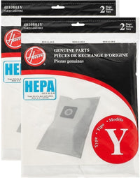 Hoover Type Y HEPA Filter Bag, Set of 4 bags