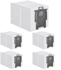 5 Replacement Dust Bags for Roborock QRevo series S8MaxVUltra, S8MaxUltra, QrevoMaxV, QrevoPro, Qrevo Curv CurvX, QrevoCurvS5X, QrevoEdge, Saros10series, Qrevo Slim, QrevoEdgeS5A,QV 35A Robot Vacuum