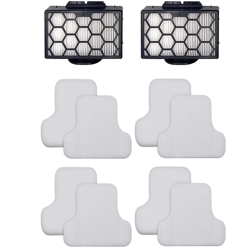 Filter Set Compatible with Shark Canister Vacuum Models CV101 CV101C CZ350C CZ351 CZ351C CZ355 CZ2001 CZ2001C Part # XHPCZ350 & XFFKCZ350 (2 Hepa & 4 Foam Sets)