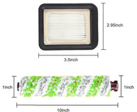 Replacement for Bissell 3 Pack 2460 Multi-Surface Pet Pro Brush Rolls + 3 Pack 1866 Vacuum Filters #1613568+1608684