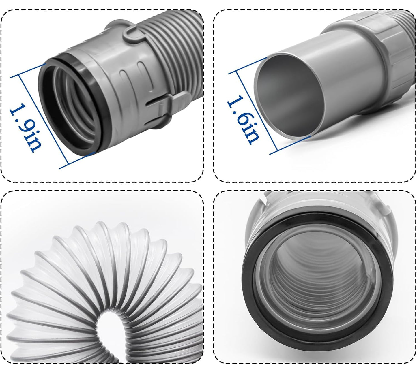 Shark 1114FC NV22, NV22L, NV22T Navigator Upright Vacuum Hose Generic #H101