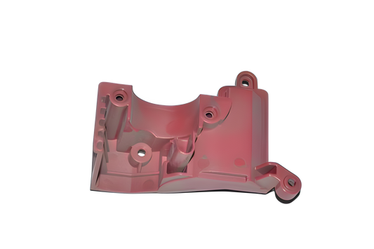 Hoover Trunnion Cover Left Garnet Red Series C and Newe Vacuum #524920003