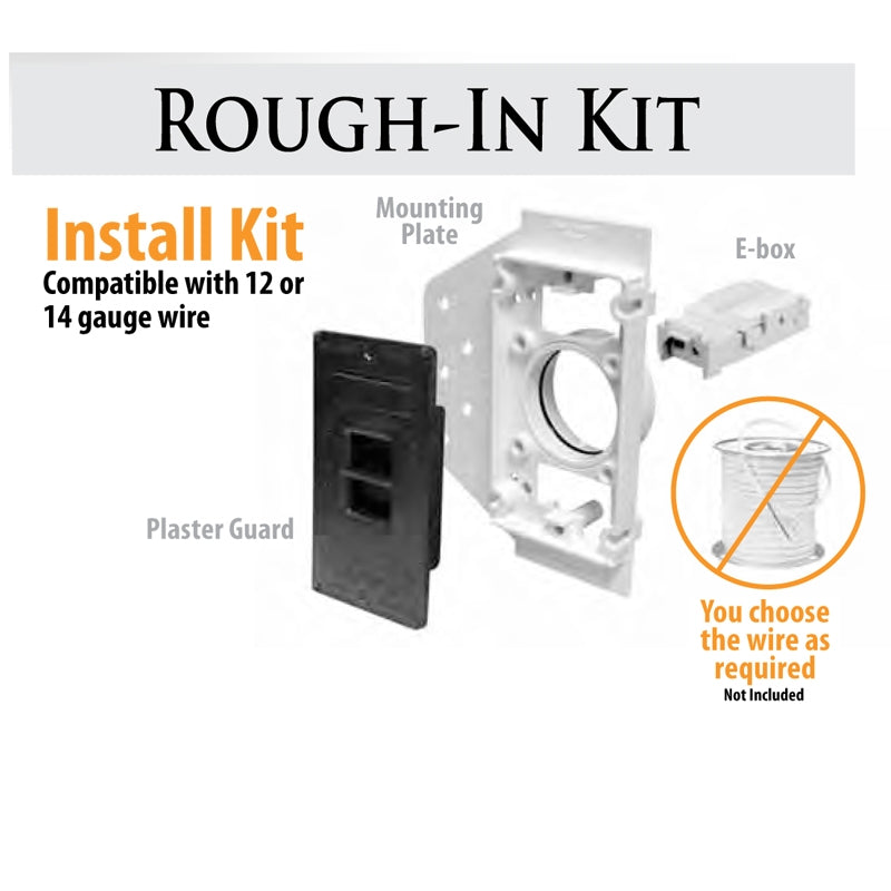 Rough In Kit – Compatible with 12 or 14 Gauge wire – 775851