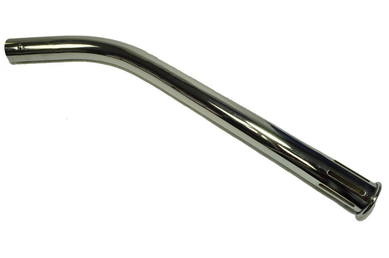 Rainbow D3, D4, D4C, SE Lower Curved Wand for floor attachment, Chrome Slotted Curved Wand