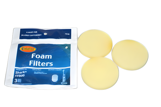 Filter for Dust Cup Shark Sv800, 3pk, Cord Less Stickoem# Xf800w Vacuum #F648