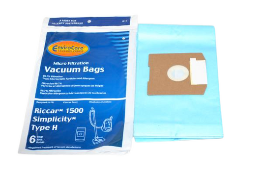 PAPER BAGS-RICCAR,H,6PK,SIMPLICITY,ENVIROCARE