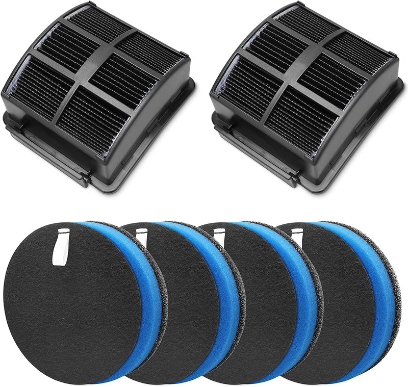 Replacement Filter Kit for Bissell 2998 Multiclean Lift-Off Pet Vacuum #1625641+1601972+1603437