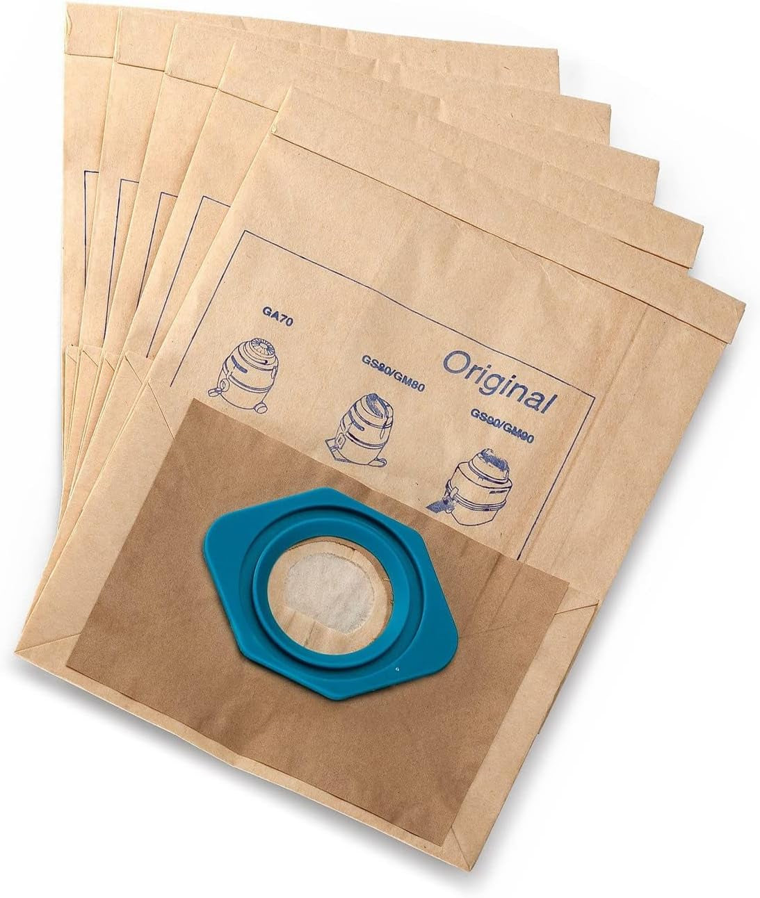 Replacement Nilfisk GM80 Vacuum Cleaner Bags, 81620000, 107418525 5/pk