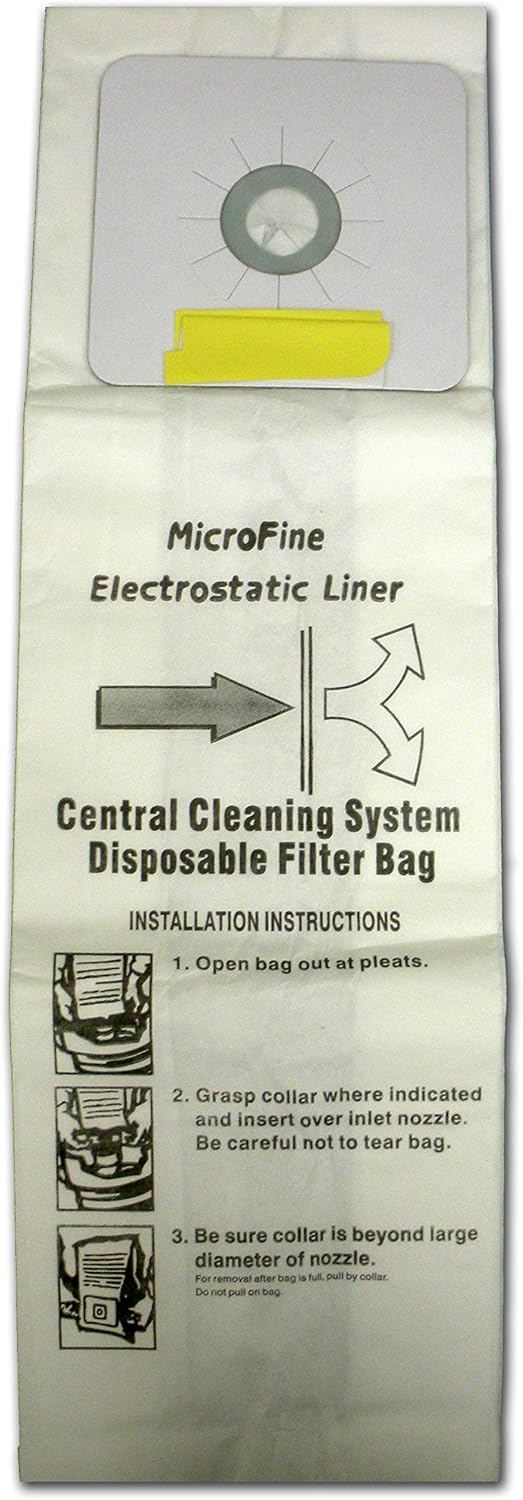 Nutone Central Vac Micro-Lined Bags - Six 3 packs -Generic