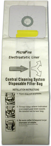 Nutone Central Vac Micro-Lined Bags - Six 3 packs -Generic