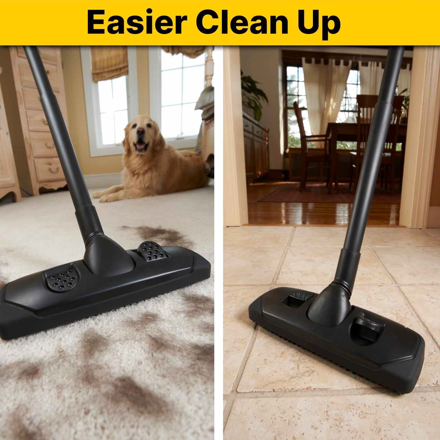 Replacement For Shop-Vac 9061400 1.25 Inch Diameter Extension Wands, 3-Piece Set, Durable Black Plastic, Ideal for Extended Reach With 1.25 Inch Hoses
