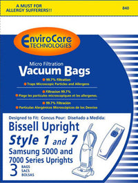 Samsung Upright 5000/7000 series Bags- Generic - 3 pack
