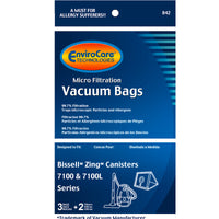 Bissell Zing 7100 Series 3 Bags & 2 Filter Kit - 3210B