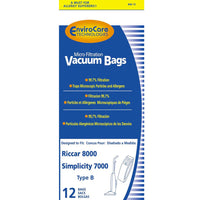 Simplicity Type B 7000 Series Vacuum Bags - 12 pack Replaces S7-12