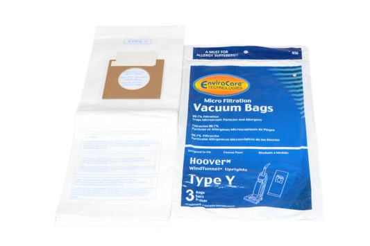 PAPER BAGS-HOOVER,Y,3PK,MICRO,ENVIROCARE