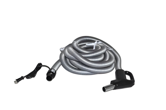 Plastiflex Hose Assy Wessel Werk, Chateau, 30ft, W/pigtaildual Switch, Black & Gray Vacuum #SZ902138030BCUI