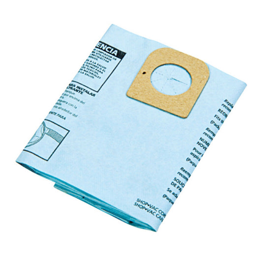Shop Vac: SV-90669 Paper Bag, Type C All Around QS50 3Gal 3 Pk