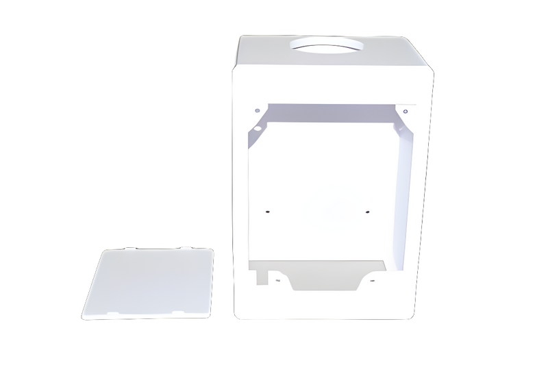 Hide-a-hose Mounting Box, White, Hide A Hose 6000 Vacuum #HS600050W