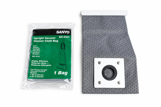 Sanyo SC-CU1 Vacuum Cloth Bag for SC-A and SC-U Upright Vacuum Cleaners, 1/pk
