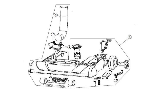Hoover  Foot/​Nozzle Base Assembly 93005500