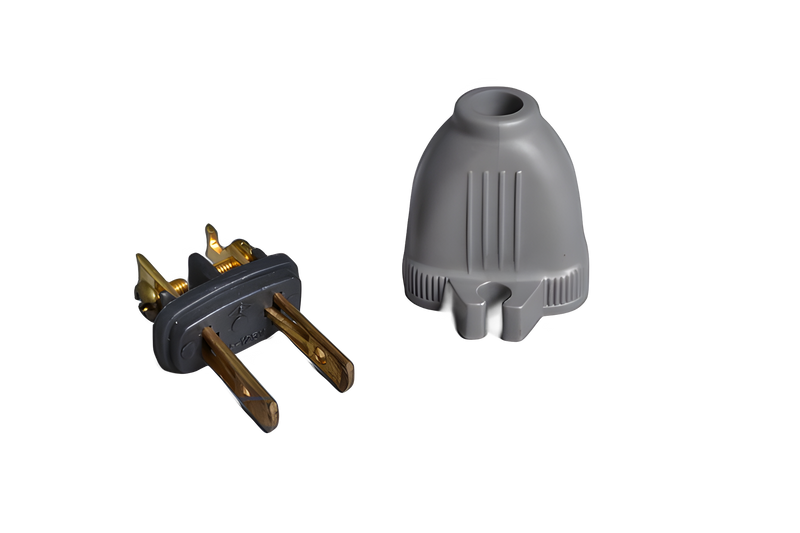 Fit All, Residential Male Grip Plug Grey Vacuum #32-5606-21