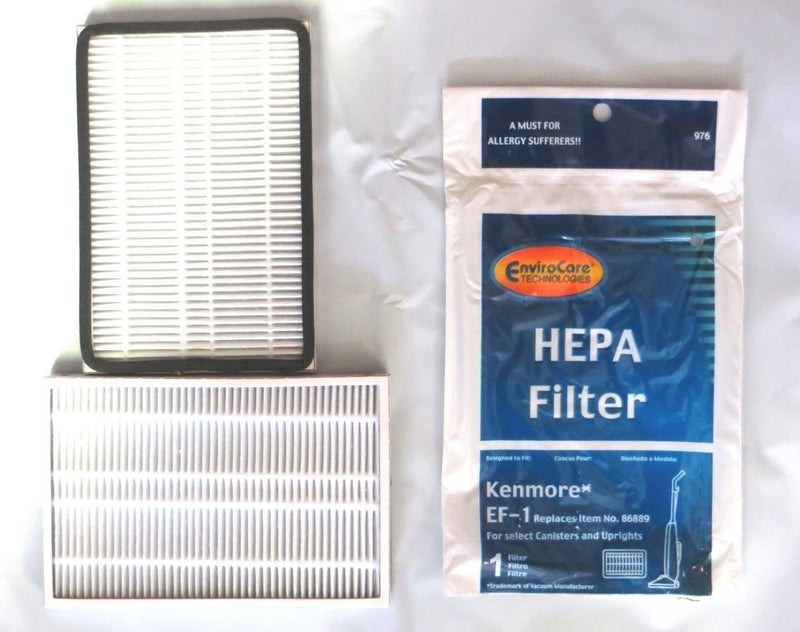 (1) Kenmore Sears EF 1 Pleated Vacuum HEPA Filter 86899 Progressive Vacuum Cleanser, C368KCNP