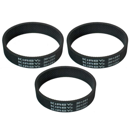 Kirby Vacuum Cleaner Belts 301291-3 (3 pack) fits all Generation series models G3, G4, G5, G6, G7, Ultimate G, and