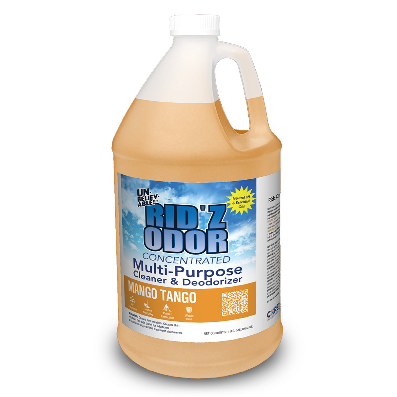 Core Unbelievable Rid'z Odor- 128oZ. Mango Tango #UKO-652