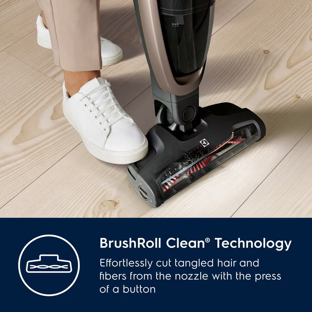 Electrolux WellQ7 EHVS35H2AQ Cordless 2-in-1 Stick Vacuum for Hard Floors, Soft Sand