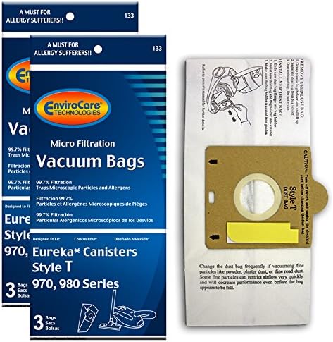  Eureka Style T Bags 970 980 Canisters 6 Pack