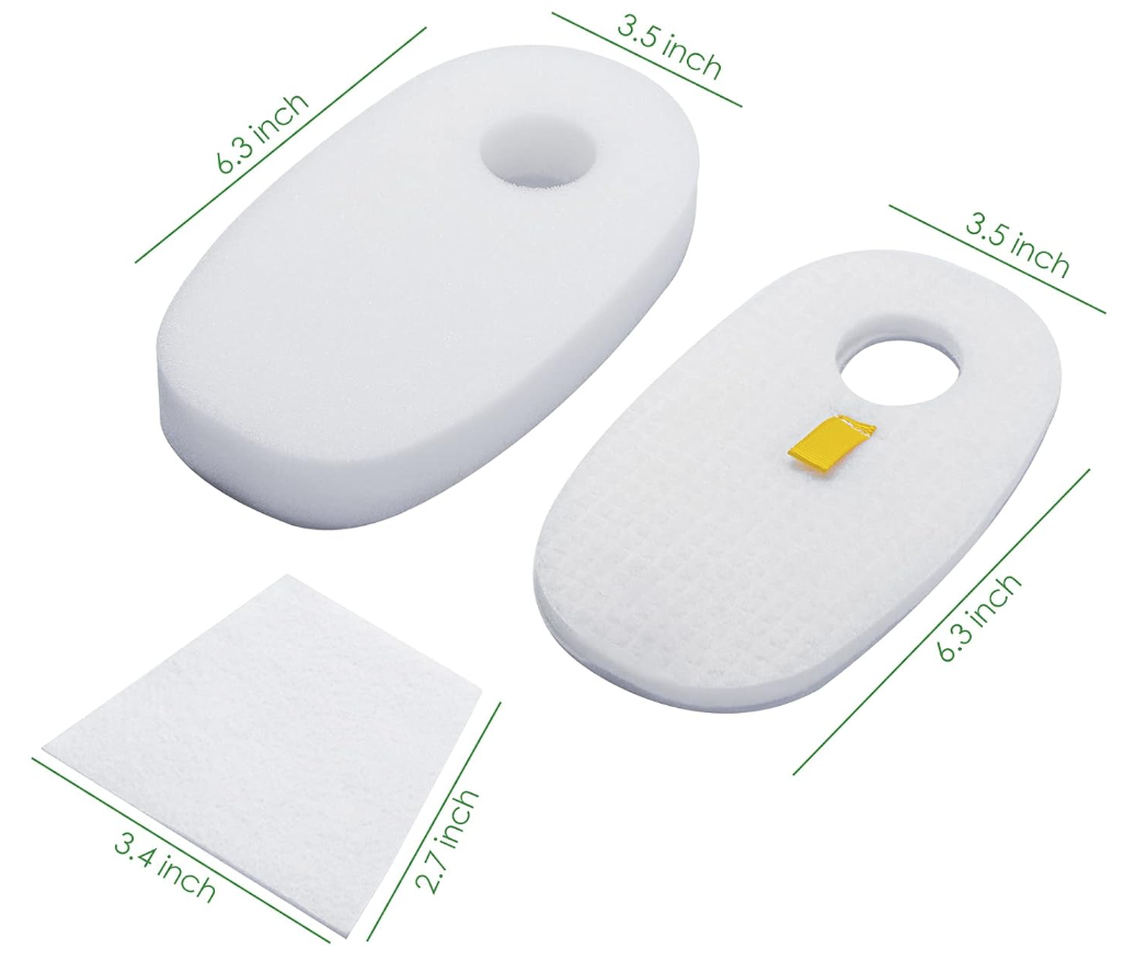 4x Foam Felt Filter For Shark Rocket Deluxe Pro HV319Q HV320 Hv320w Hv321 Aspirapolvere Spazzatrice Sostituire Per La Pulizia Domestica - Foto 11