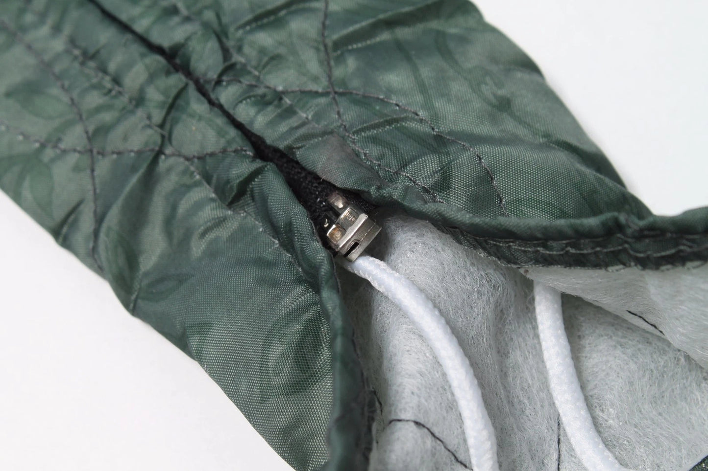 1 X 30ft Central Vacuum Zippered Hose Sock Cover, Green VS-PZTTGN-30