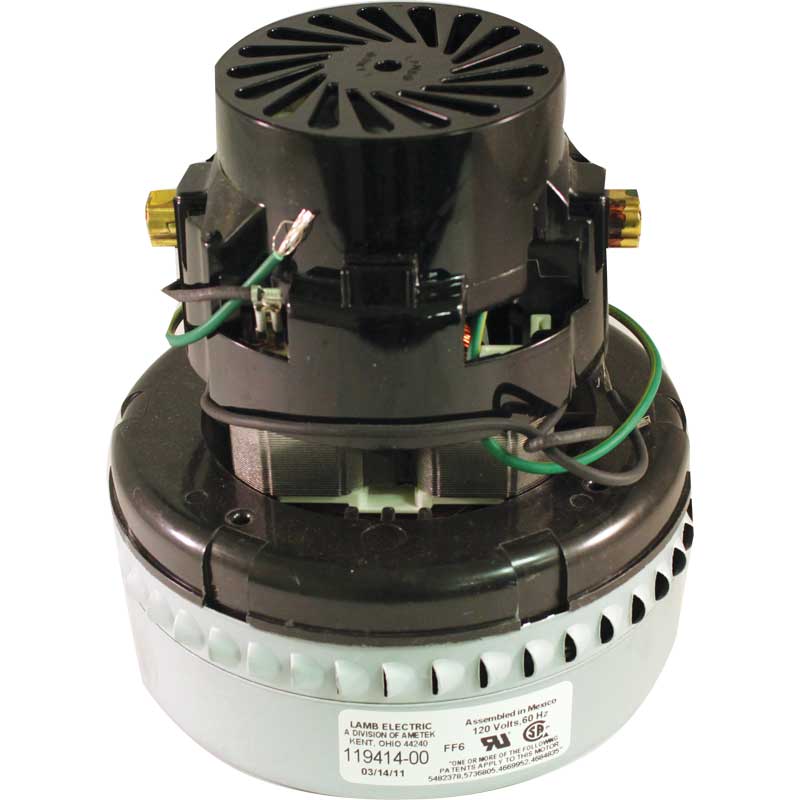 Ametek 119414-00 2 Stage 5.7 inch 120 volt, B/B, Peripheral Bypass Vacuum Motor