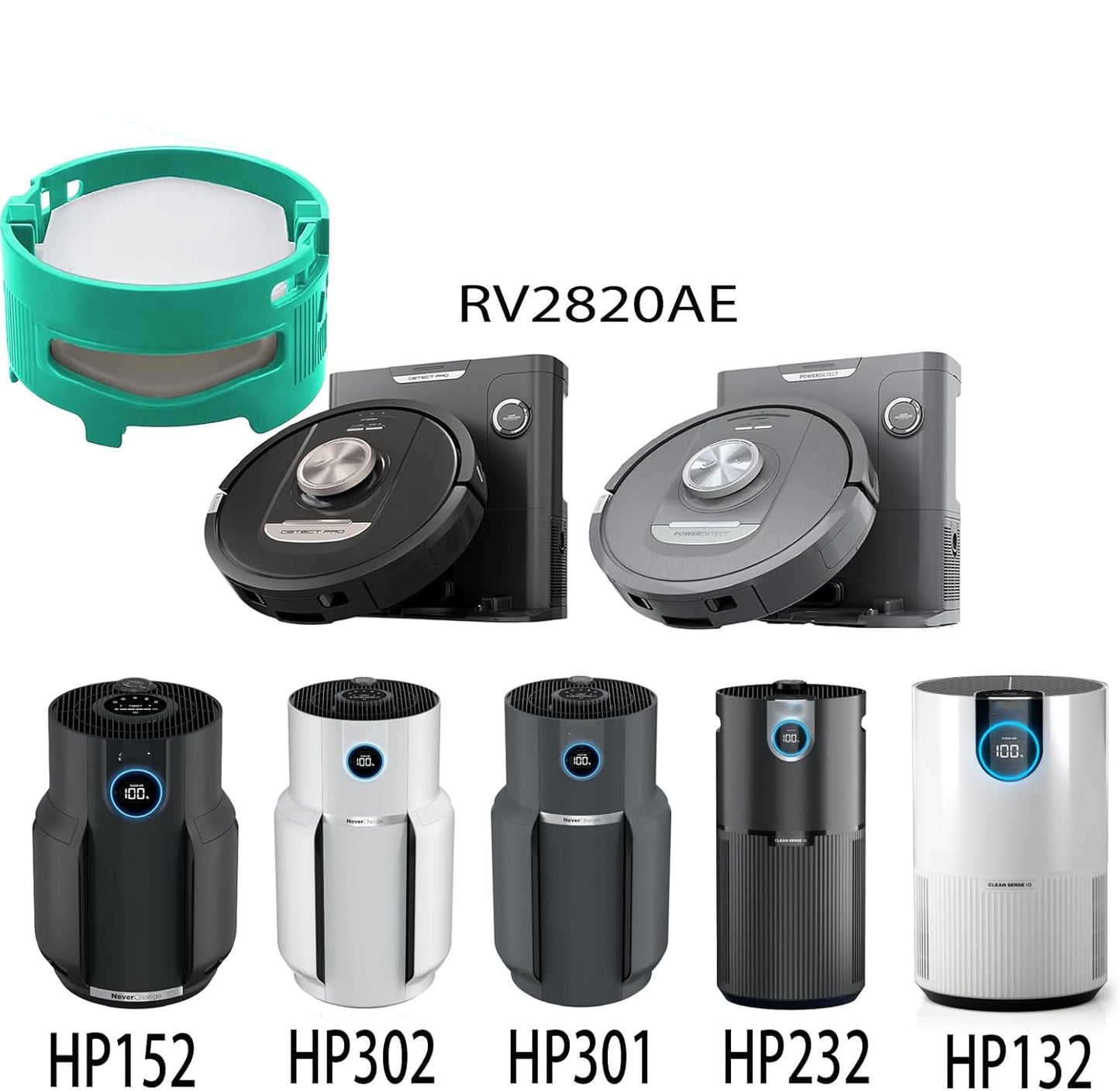 6 Odor-Neutralizer Replacement Cartridges for Shark IZ862H AZ3000 AZ3002 HZ3000 HZ3002 IZ562H ZD550 Vacuum, Replaces 268ZQ3000