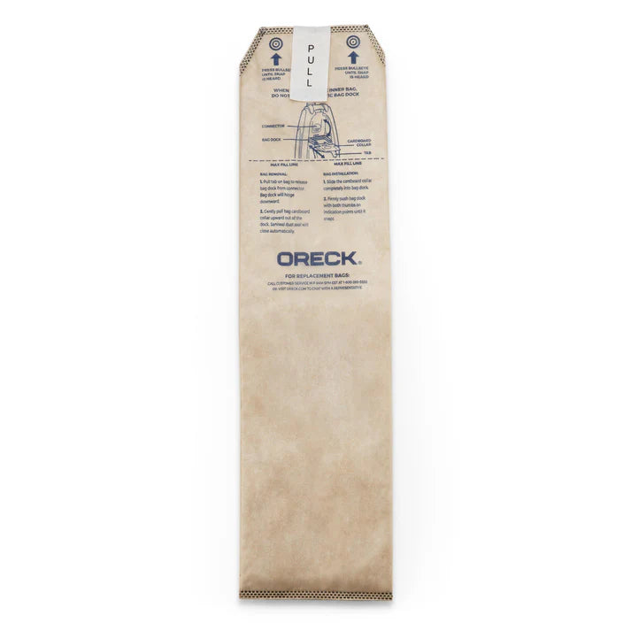 6 Oreck Hepa Odor Fighting Vacuum Bags For Oreck Magnesium & Discover Uprights UK30500, UK30500PC, LW100, LW1500